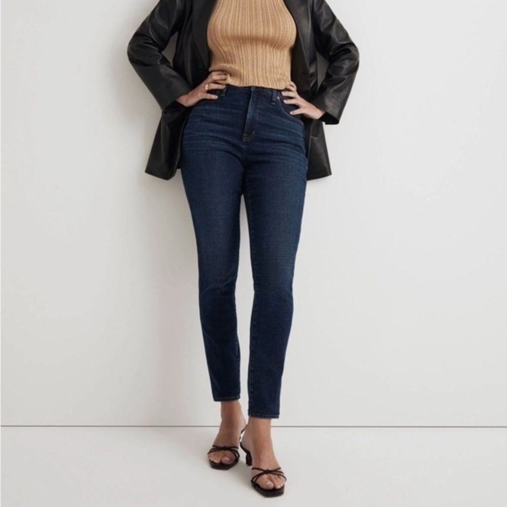 Madewell Women's Curvy 10' High-Rise Skinny Jeans size 25 NWOT